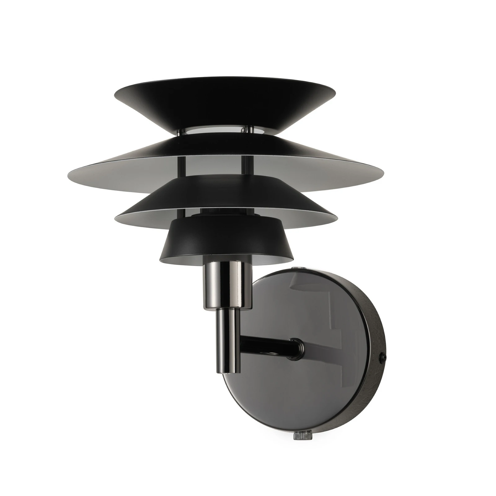 OSRAM Φωτιστικό τοίχου Decor Element μαύρο Ø 20cm Μεταλλικός διακόπτης