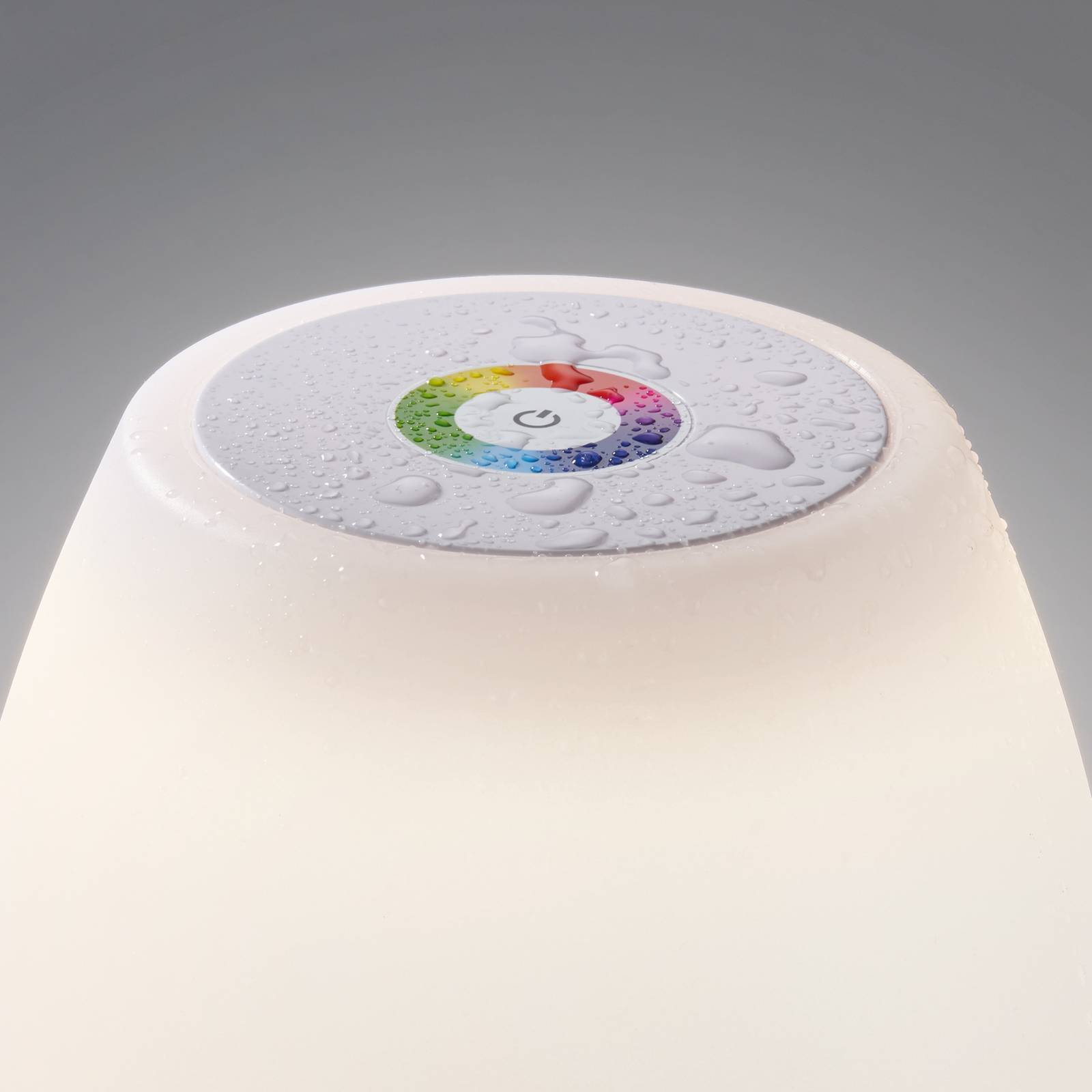 Utendørs LED-bordlampe Barletta RGBW dimbar
