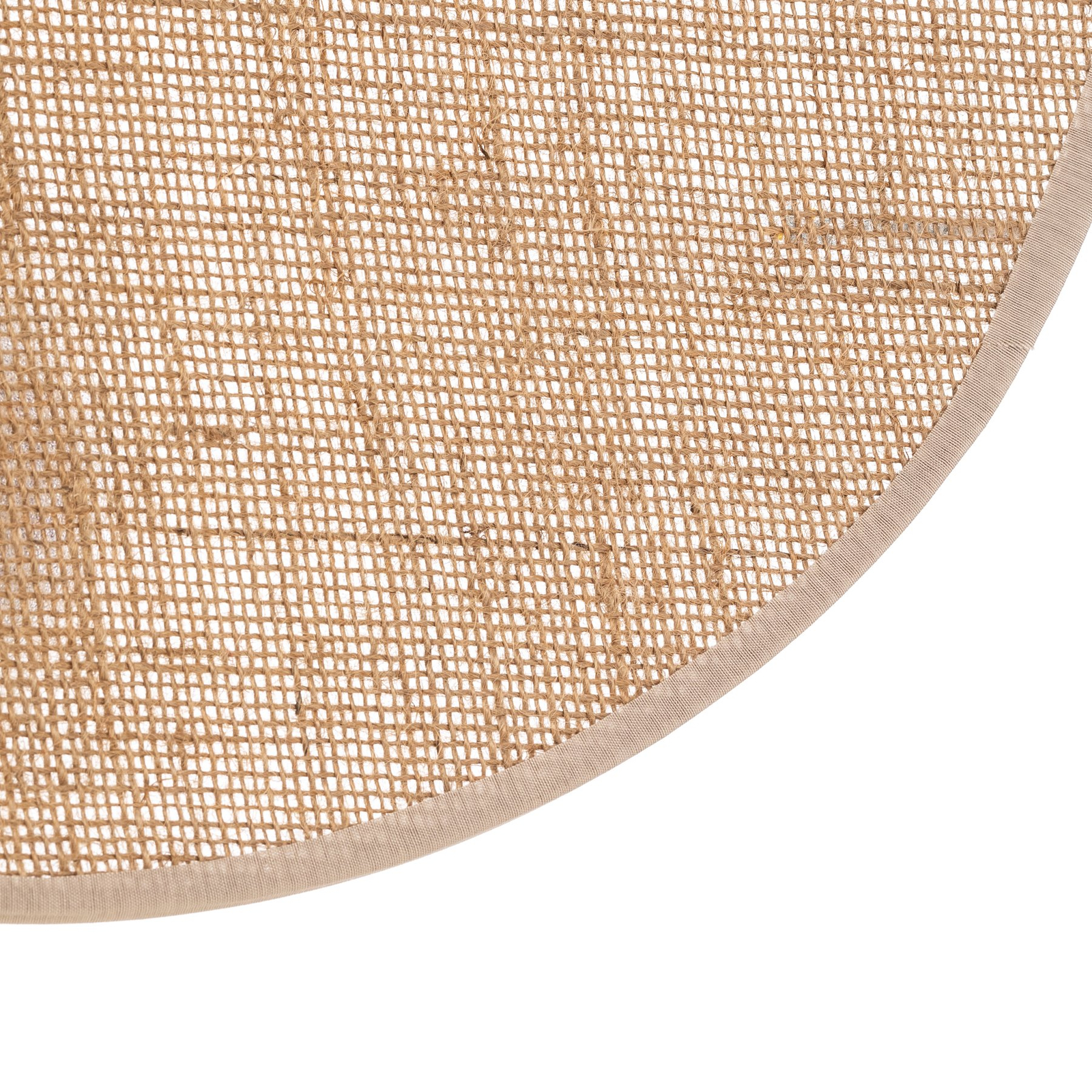 Nástenné svietidlo Pulse, jutové tienidlo, prírodná hnedá farba, Ø 30 cm