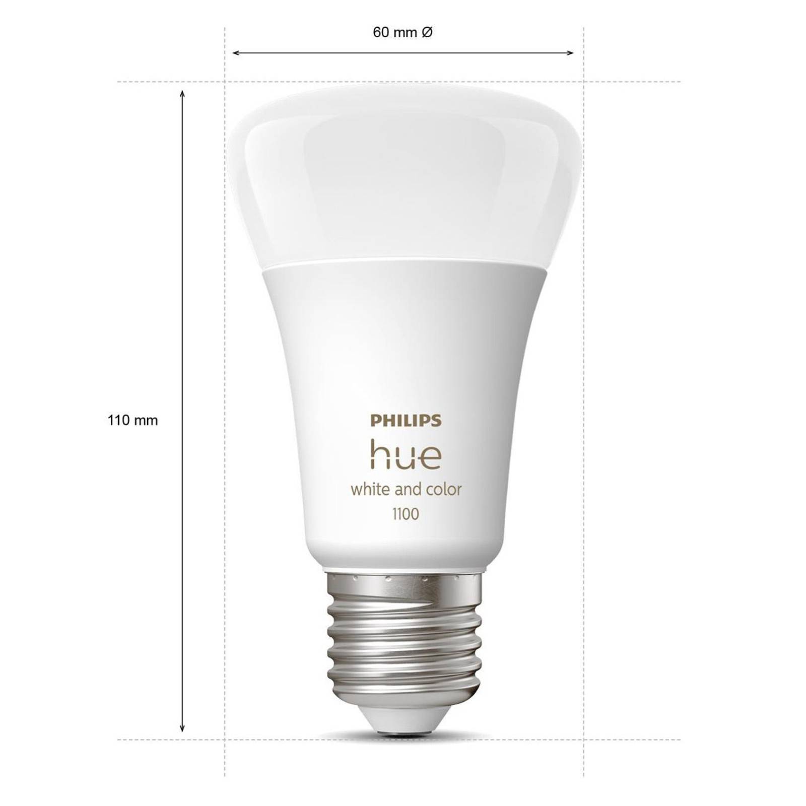 Фото - Лампочка Philips Hue  Hue White&Color Ambiance LED E27 9W 1100lm 
