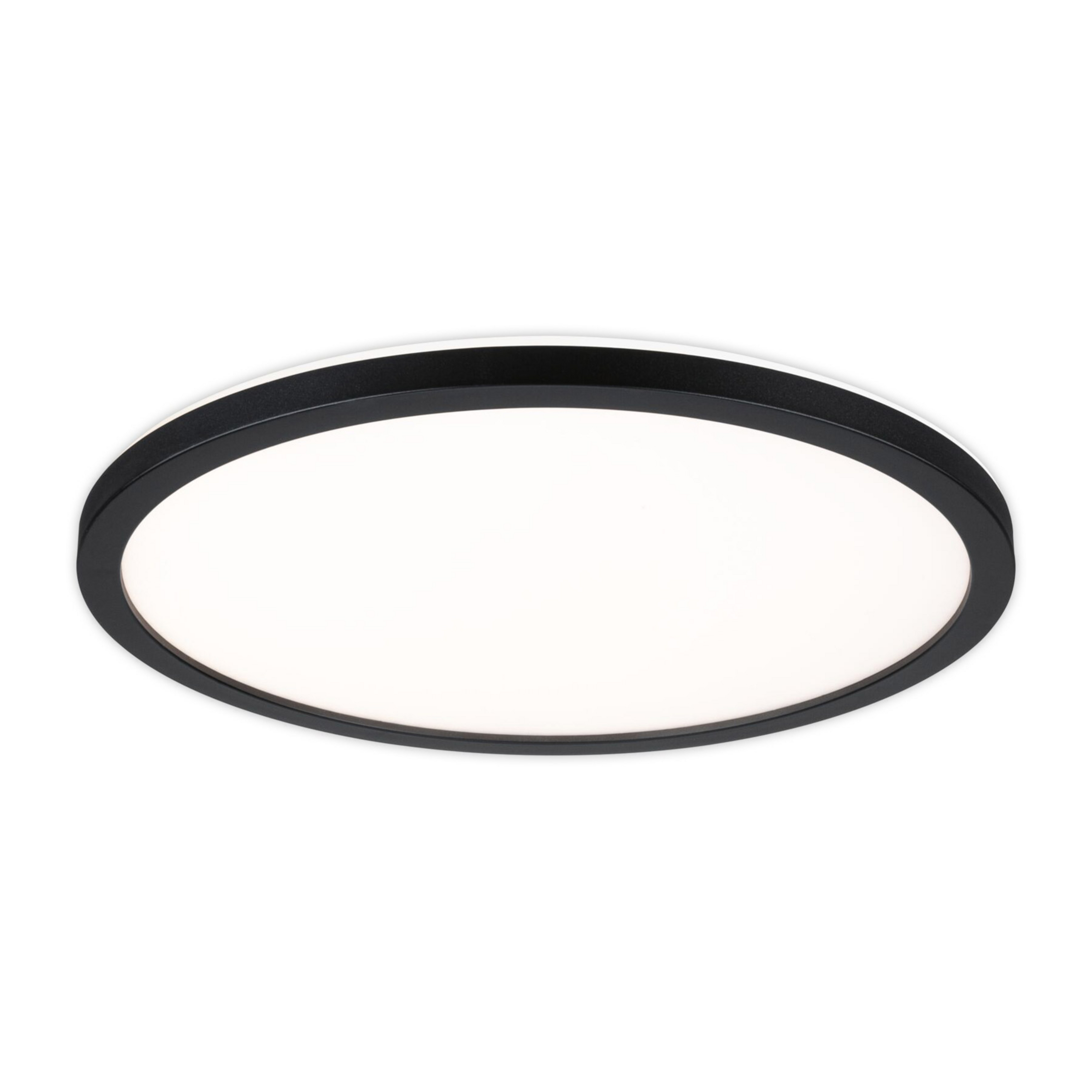 Atria Shine LED-Panel schwarz Ø29cm 3000K an/aus - Paulmann