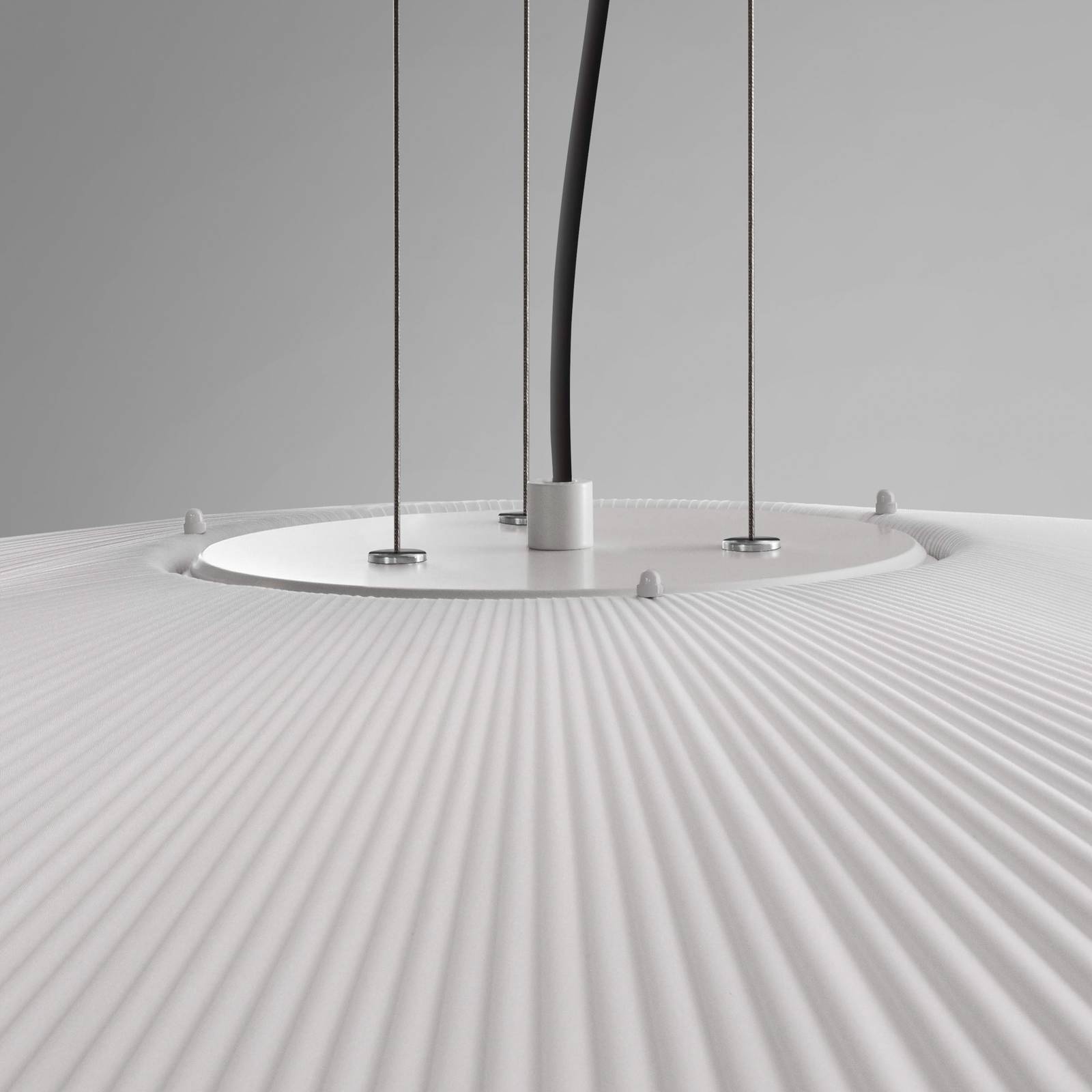 Bover LED hanglamp Mediterrània, wit, Ø 105 cm, dimbaar