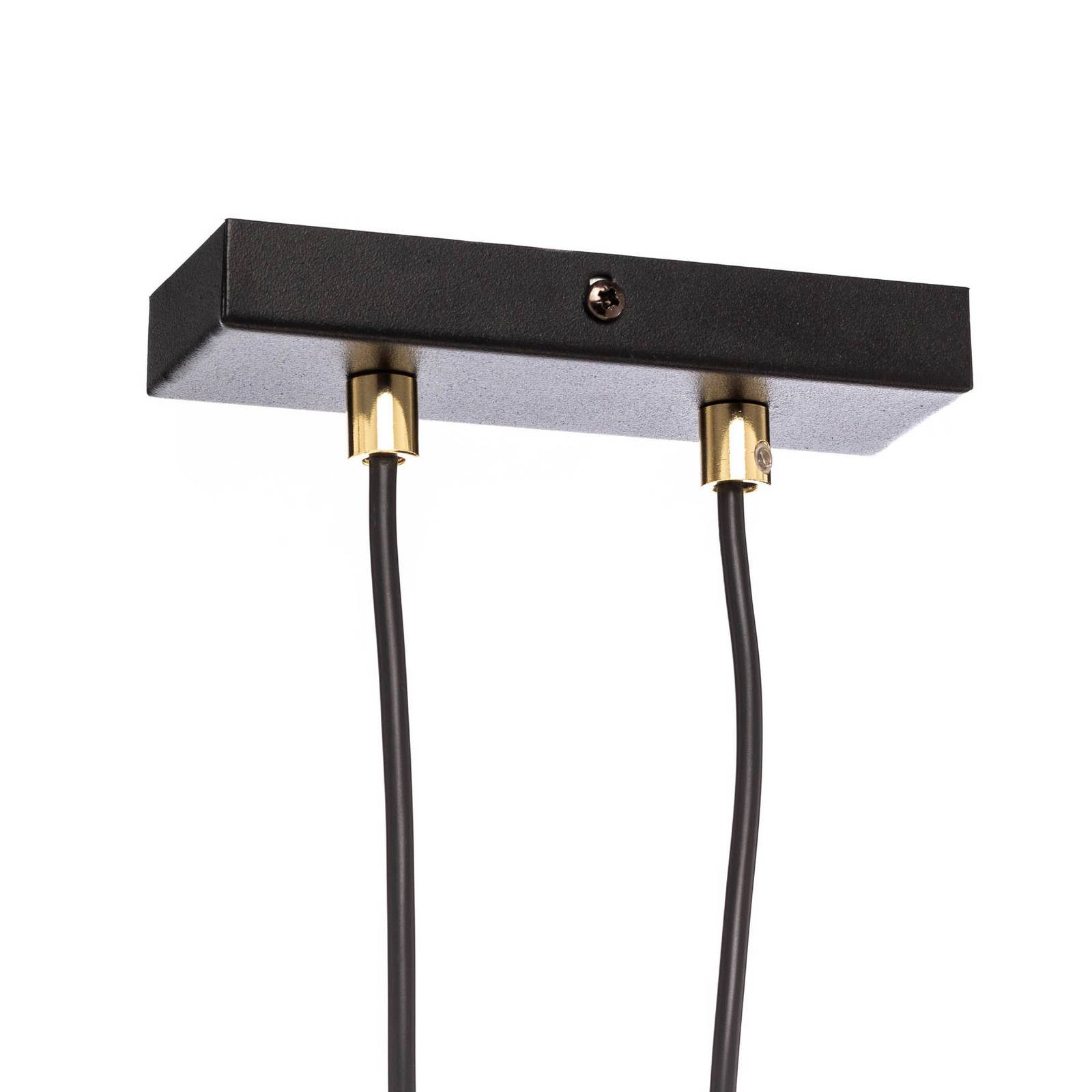 Lampa wisząca Glam, czarna/opal, 1-punktowa