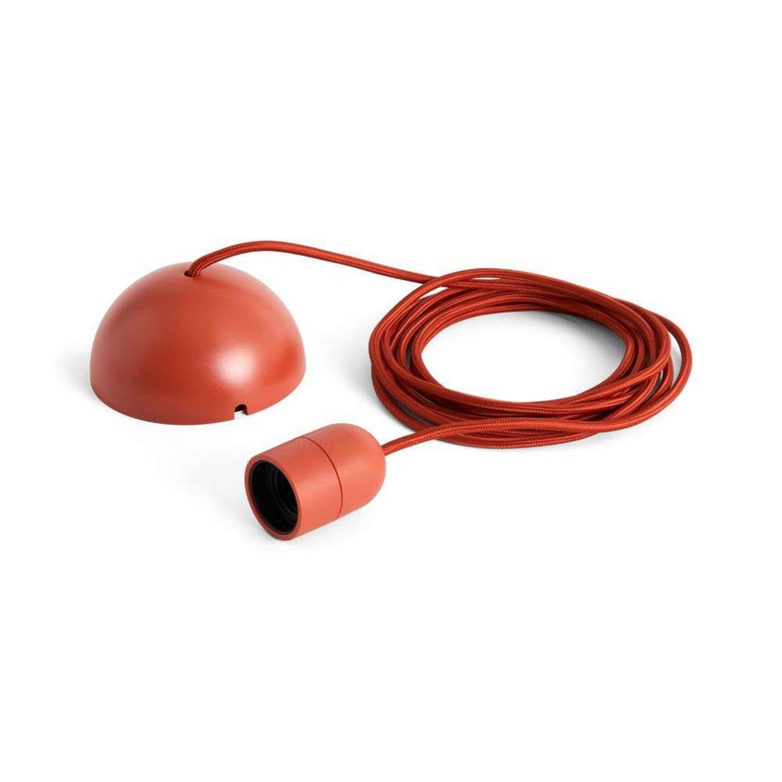 Common Lámpara Colgante Cord Set Rusty Red - Hay