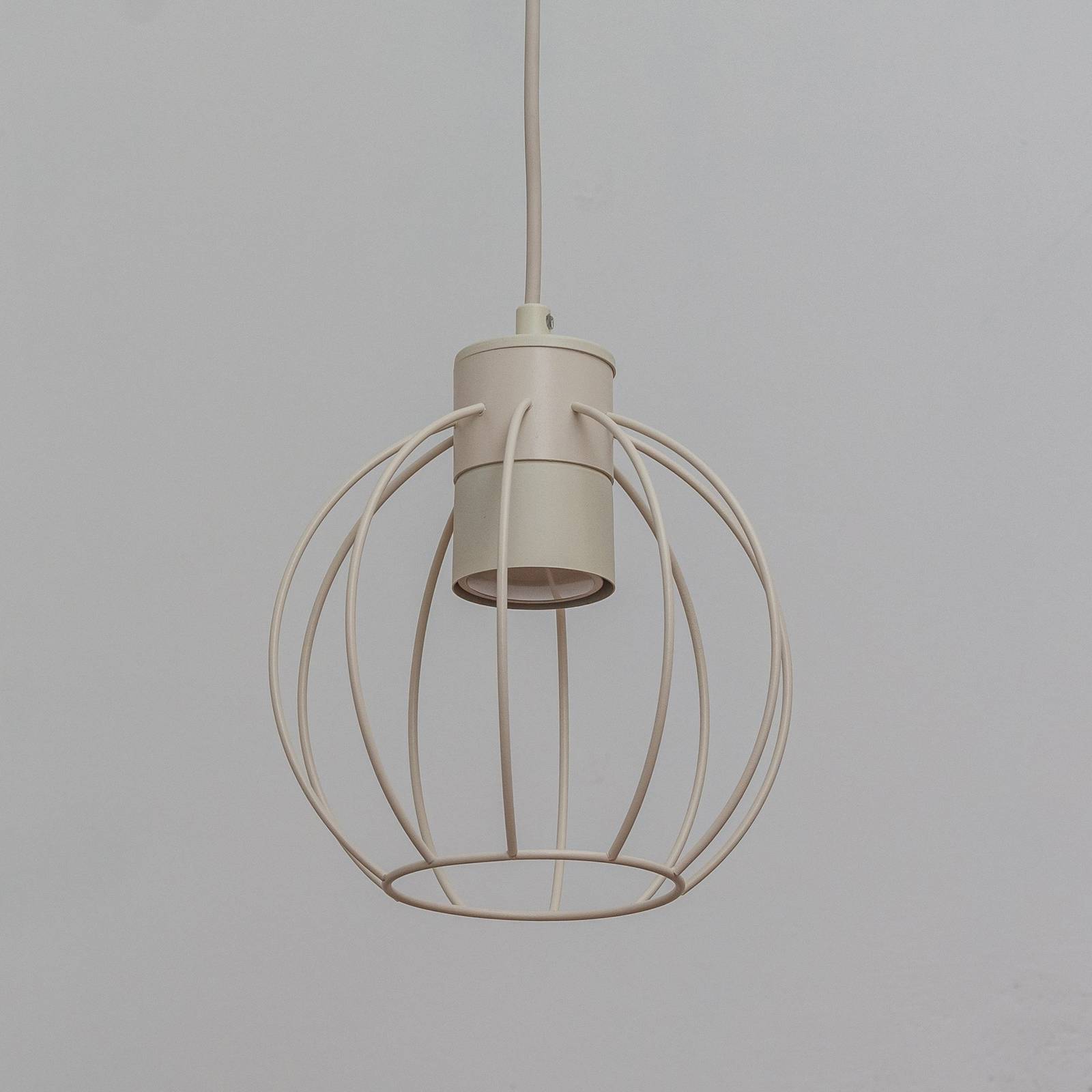 Lampa wisząca STARLIGHT, kremowy biały, 4-punktowa, długość 100 cm, metalowa