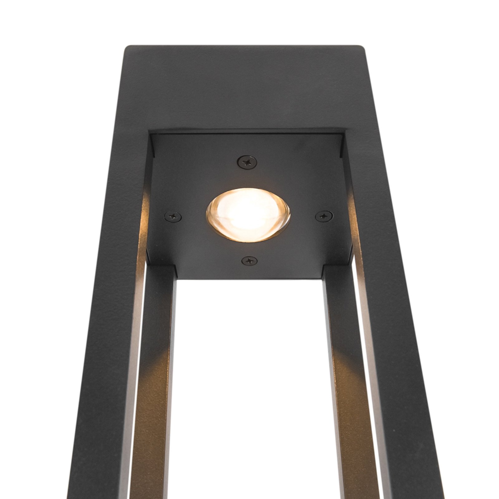 Maytoni luminaire d'extérieur LED Elbe, hauteur 200 cm, couleur graphite