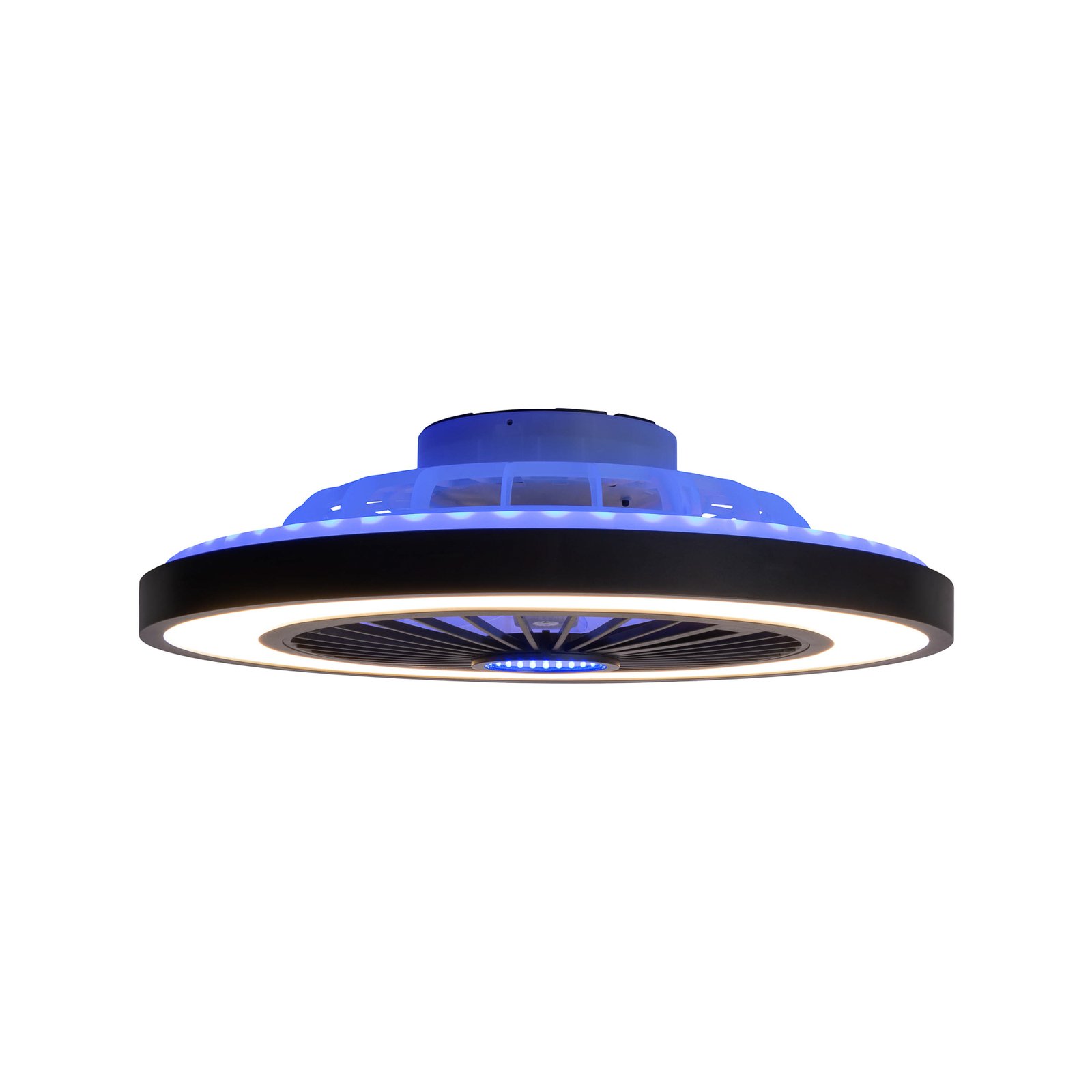 LED mennyezeti ventilátor világítással Arioso, csendes, Ø 54 cm, CCT