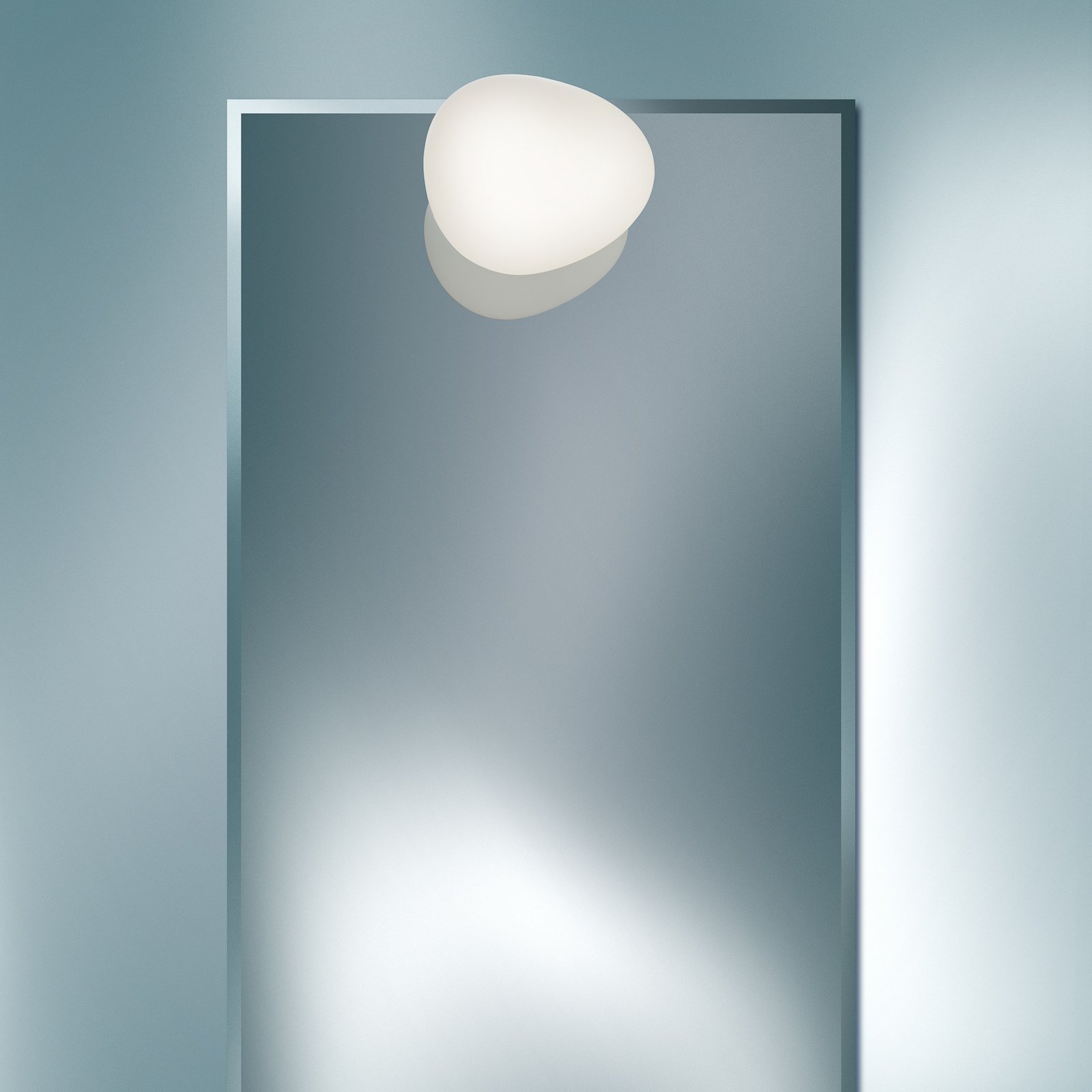 Gregg Piccola Applique Murale IP44 Mirror Blanc - Foscarini