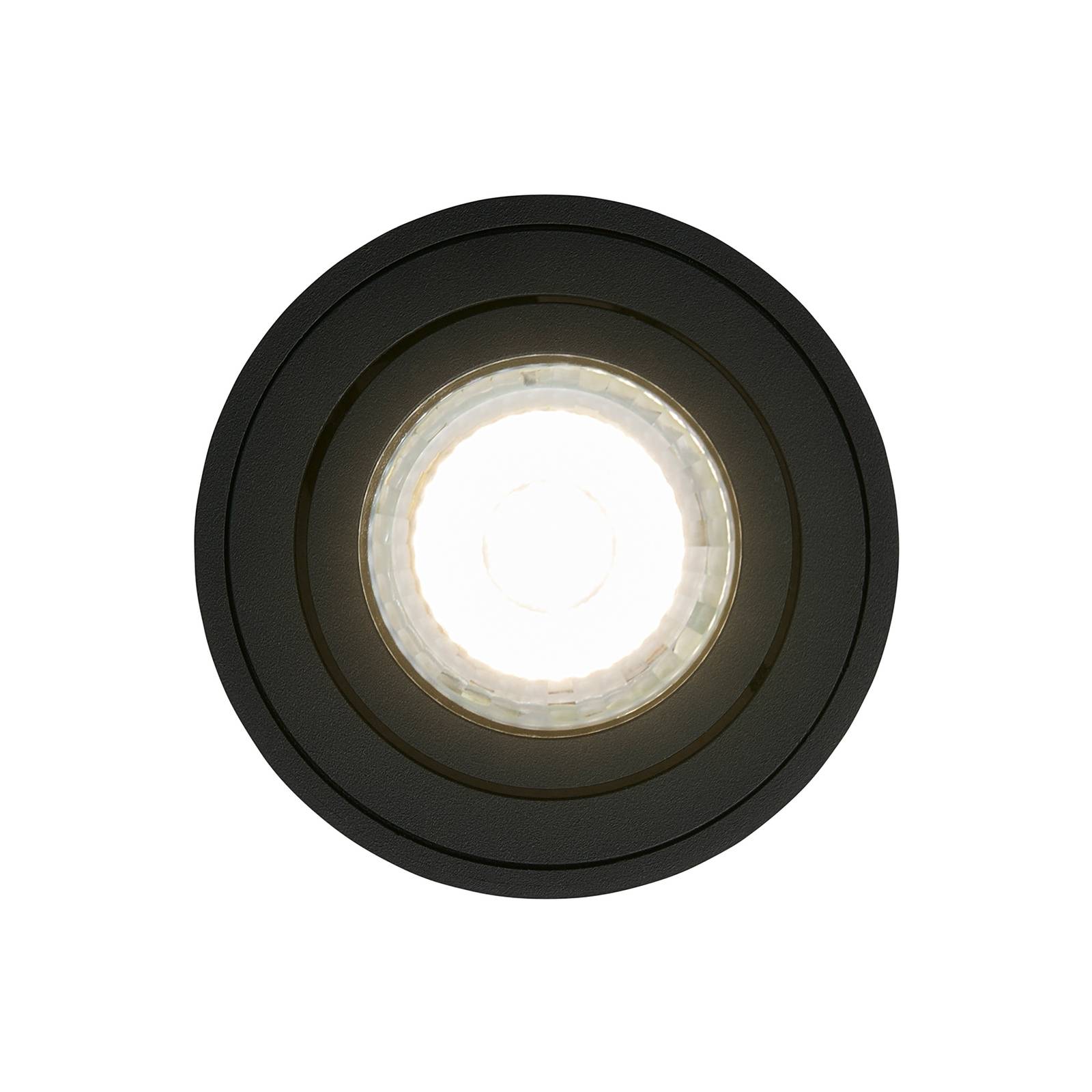 Sabonis Surface downlight, GU10, aluminium, czarny