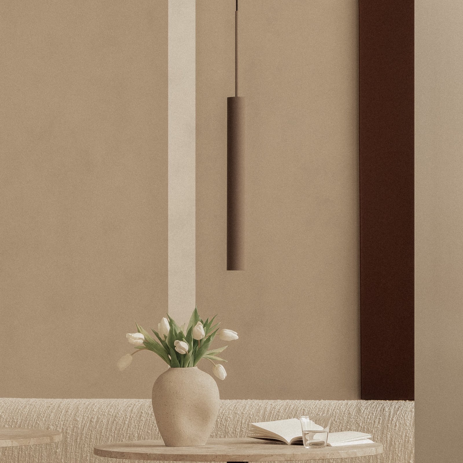 Audo Copenhagen Audo lampă suspendată Tubulaire 48 cm culoare bronz aluminiu - Camera de zi / sufragerie - design - bronz anodizat