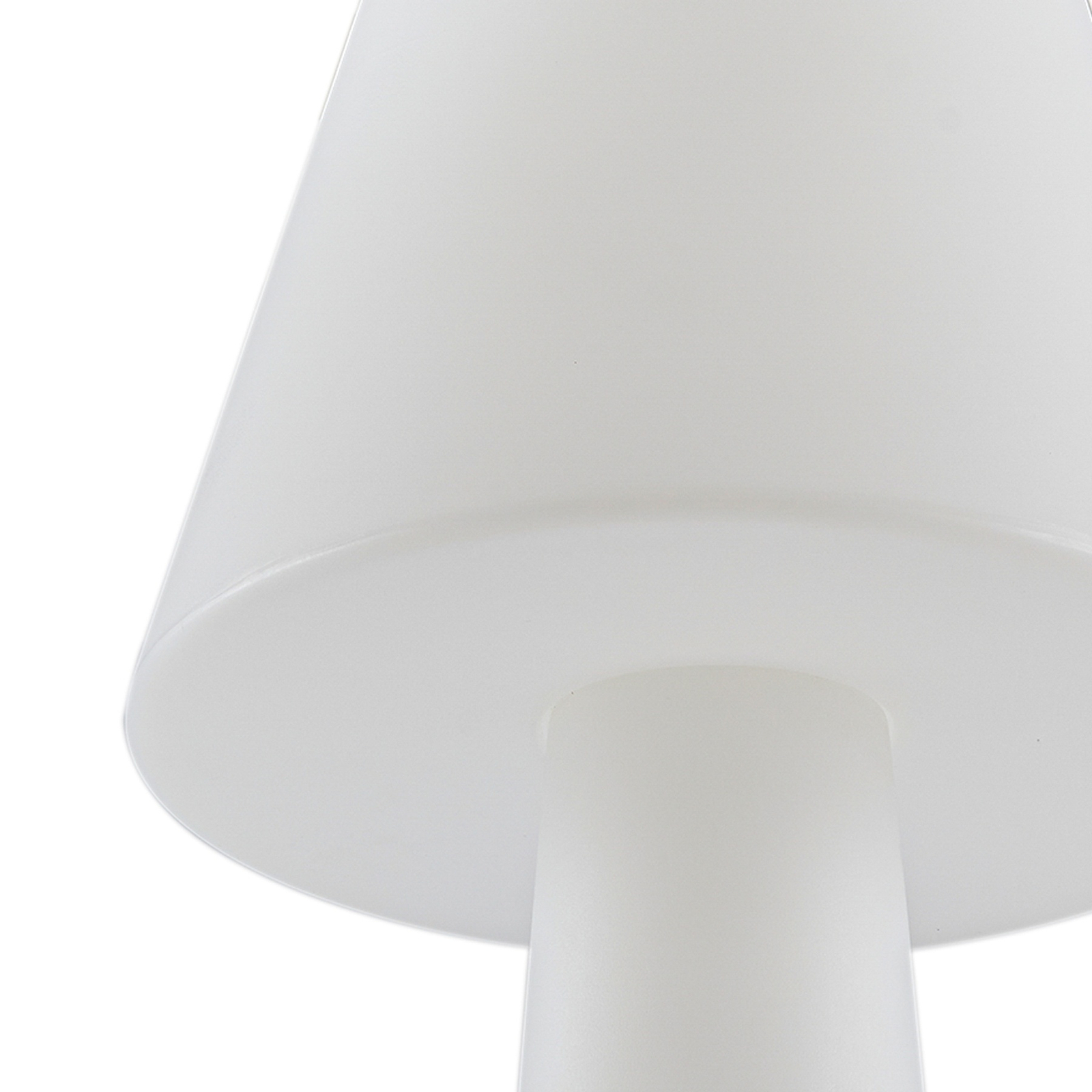 Lucande LED patio light Gauri, white, Ø 34.5 cm