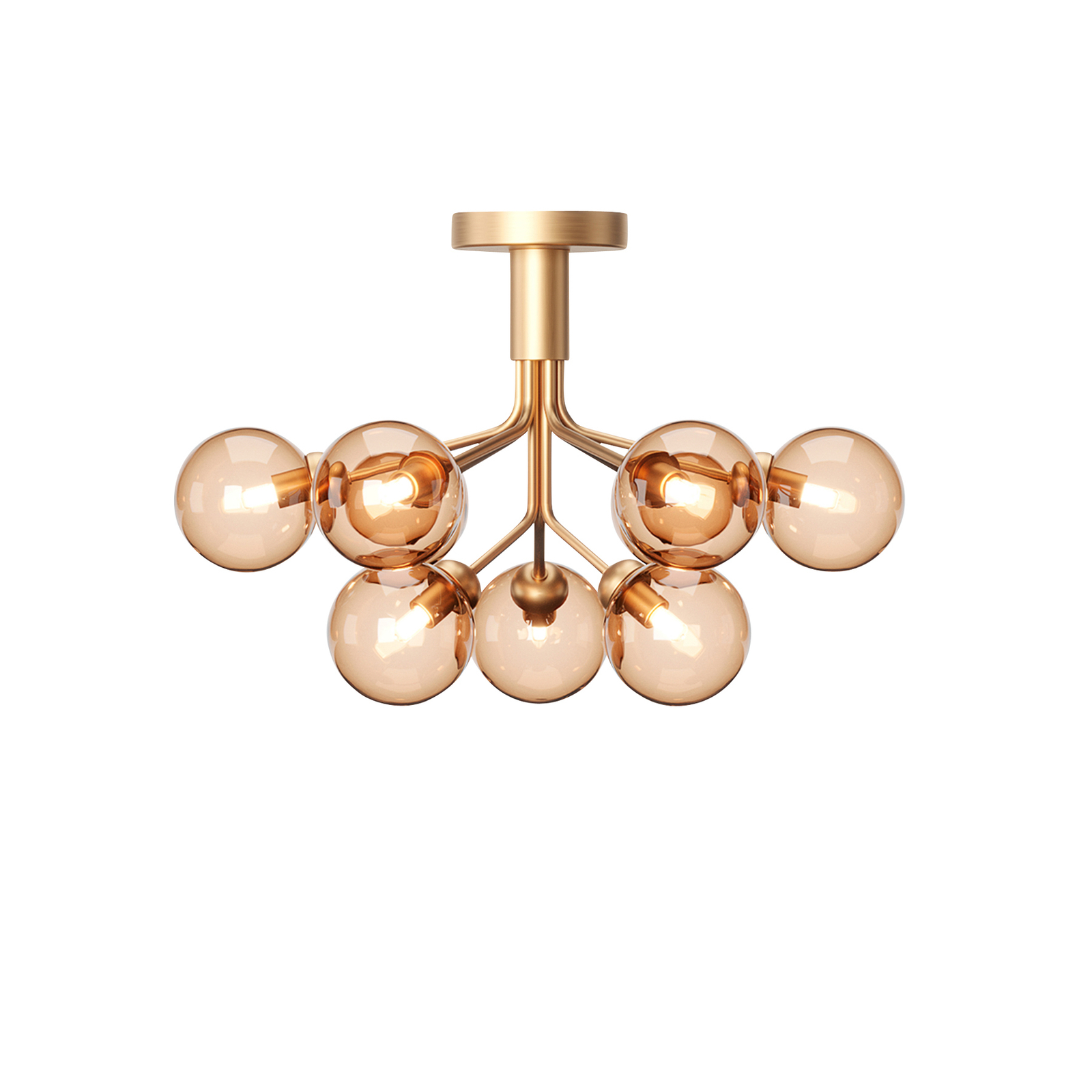 Nuura Apiales 9 Ceiling taklampe, messing/gold
