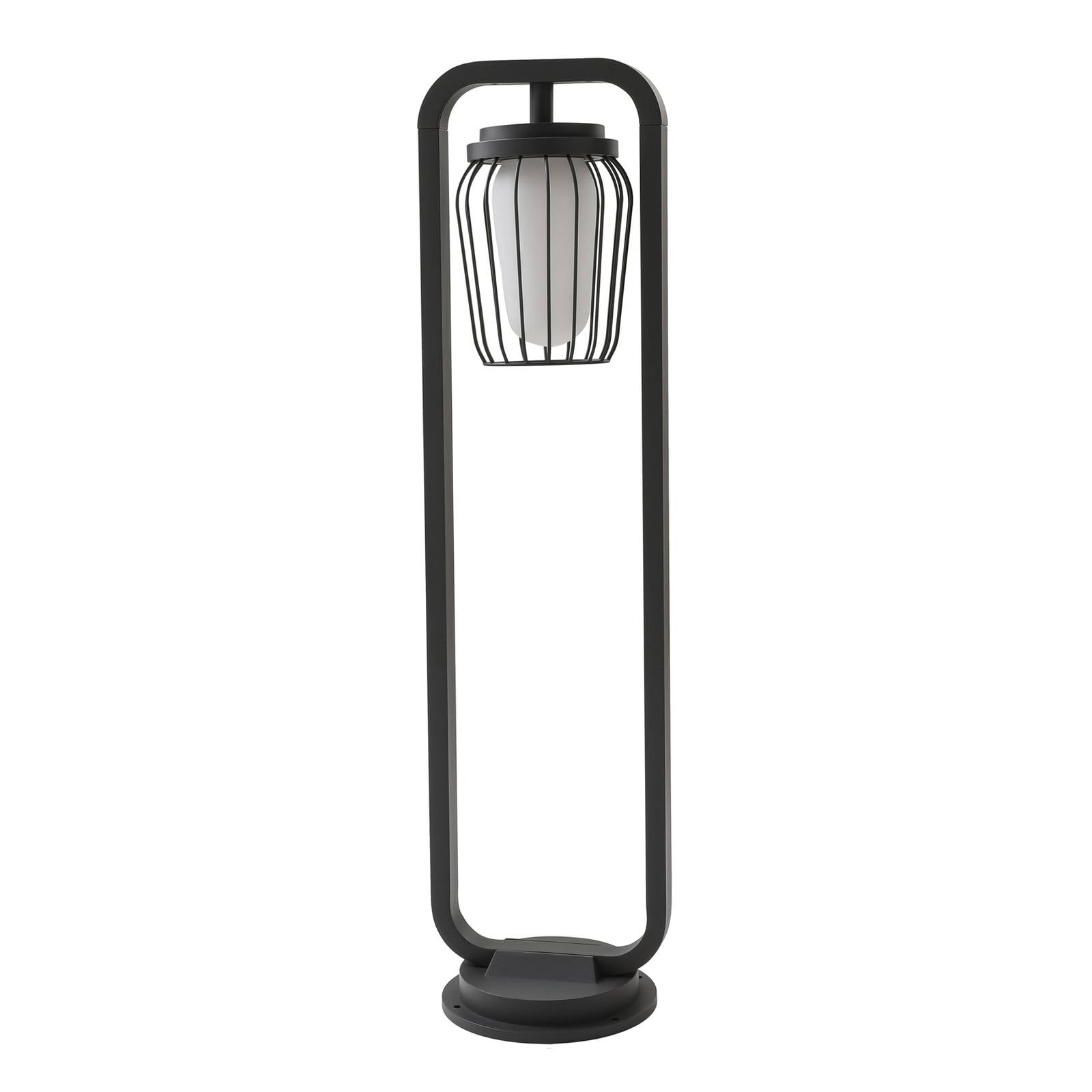 Lucande Wegeleuchte Chandan, 90 cm, anthrazit, Aluminium