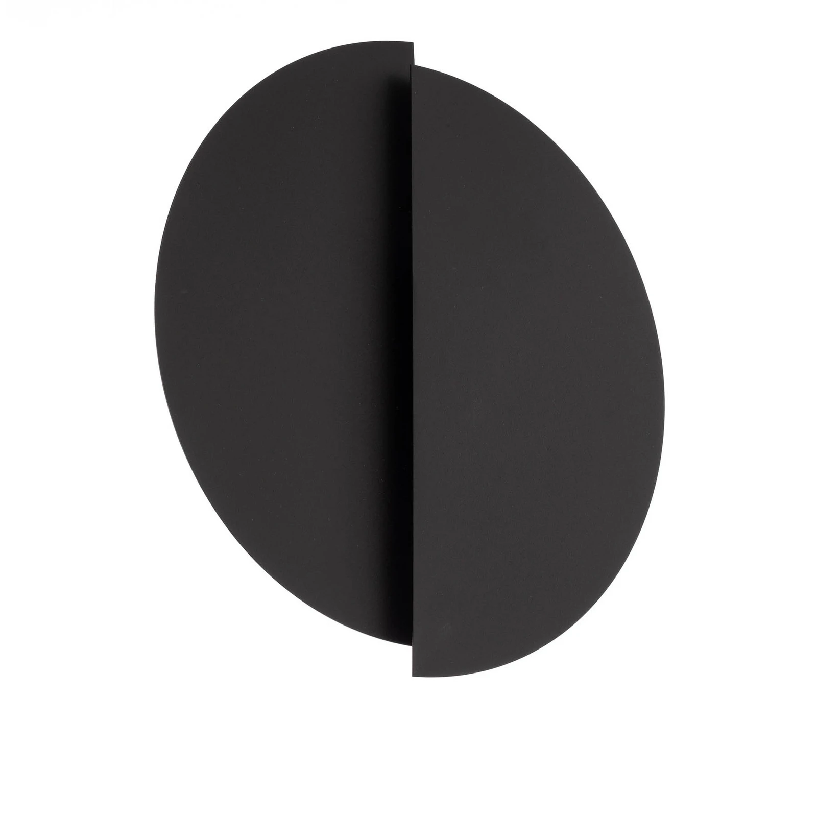 Nástenné svetlo tvar 9, 28 cm x 32 cm, čierne