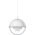 Multi-Lite Pendant ø36 Chrome/White - GUBI