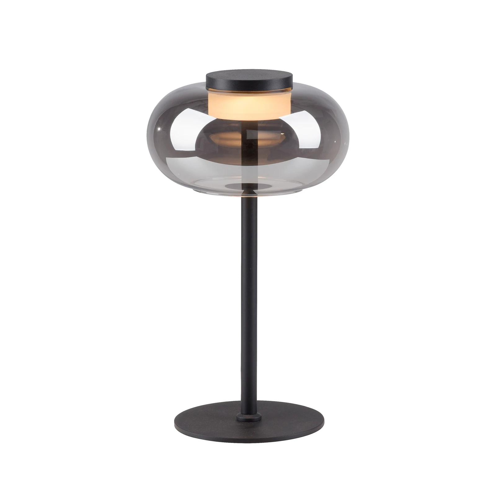 Schöner Wohnen LED galda lampa Sia, melna/dūmu pelēka 3000 K