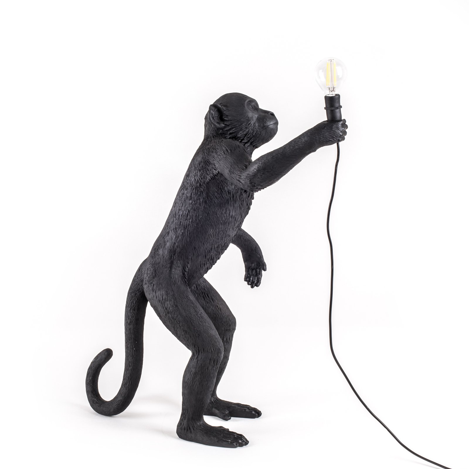 Monkey Standing Venkovní Stolní Lampa Black - Seletti