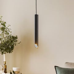 Lámpara colgante Corte, negro, 1 luz