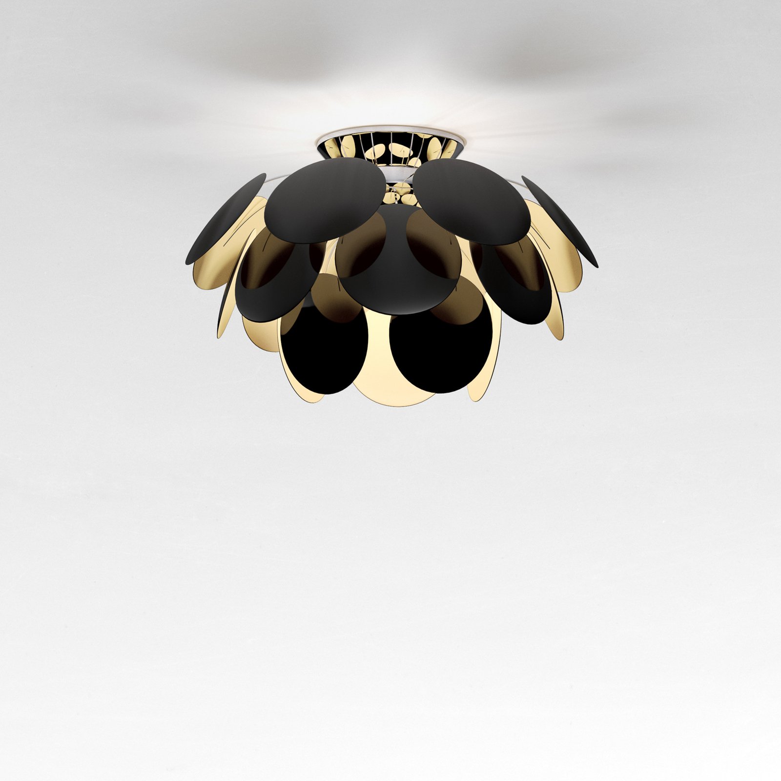 Discoco C 53 Lámpara de Techo Black/Gold - Marset