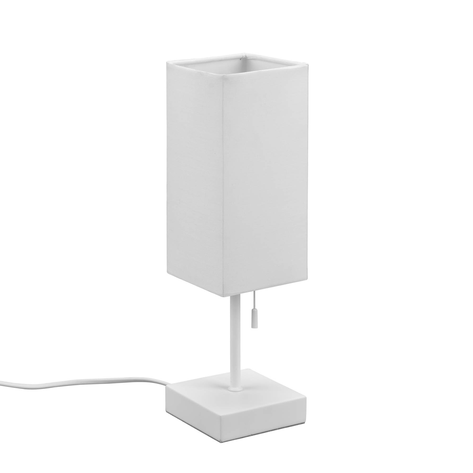 Tafellamp Ole met USB-aansluiting, wit/wit