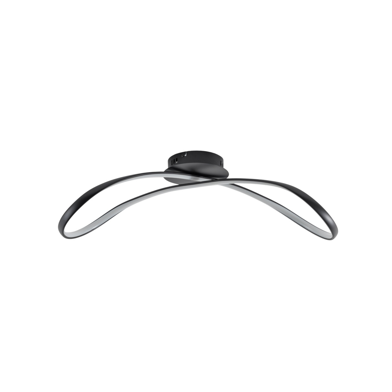 LED-taklampe Infinity, metall, svart, 4000 K LED-taklampe Infinity, metall, svart, 4000 K