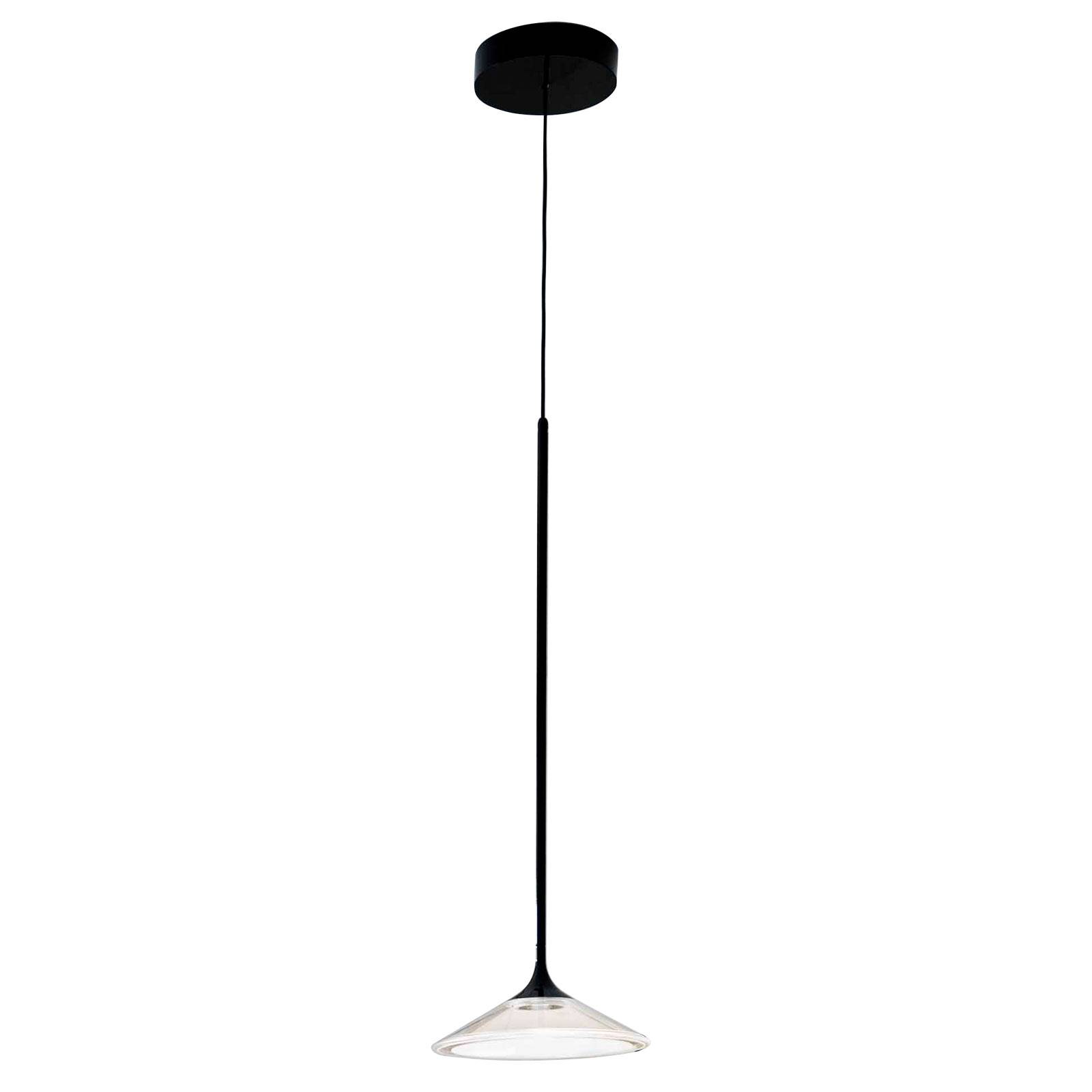 Artemide Orsa 35 LED pendant light, for Living / Dining Room, methacrylate, aluminium, brass, 17.4 W