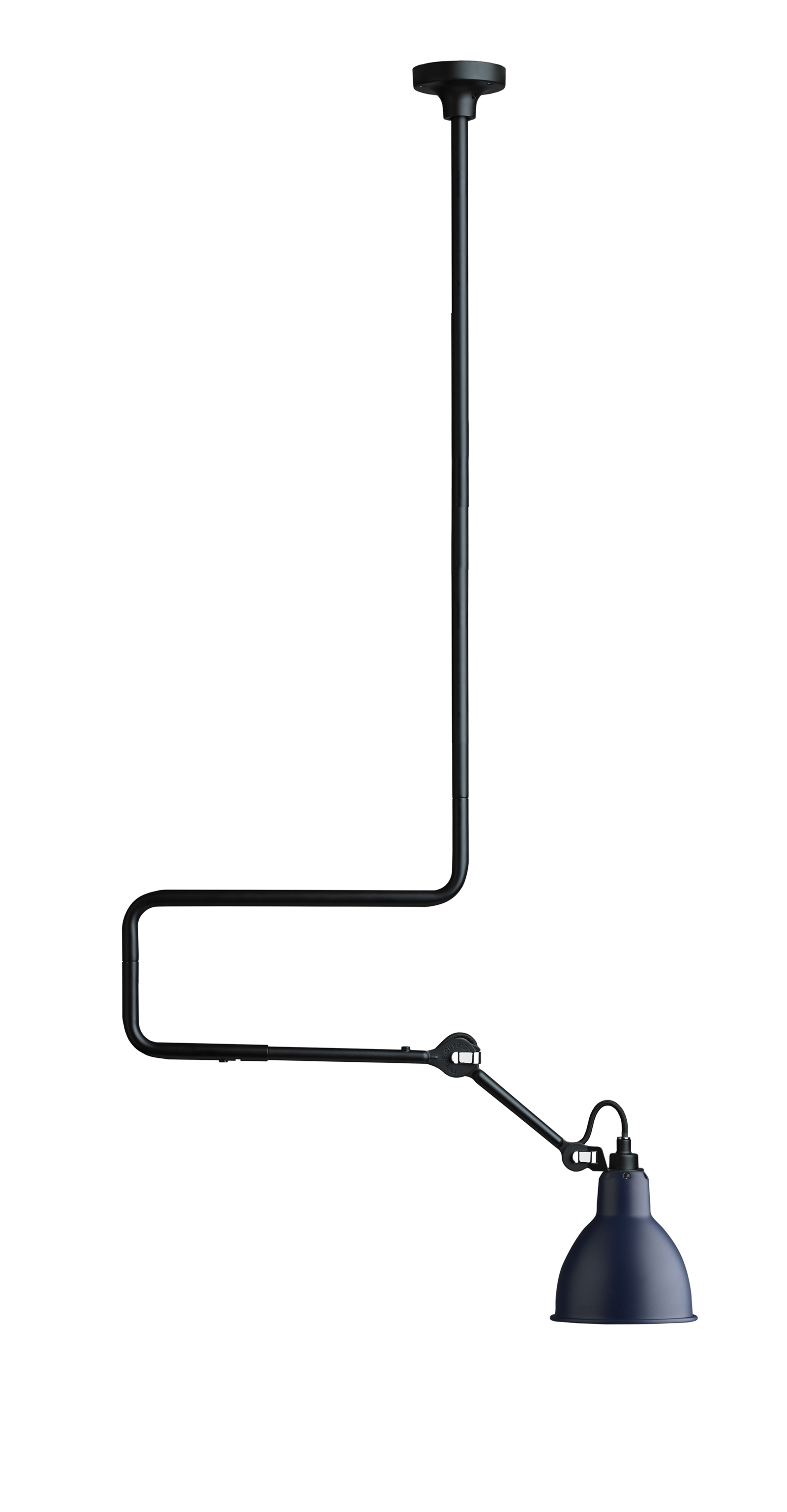 312 Deckenleuchte Blau - Lampe Gras