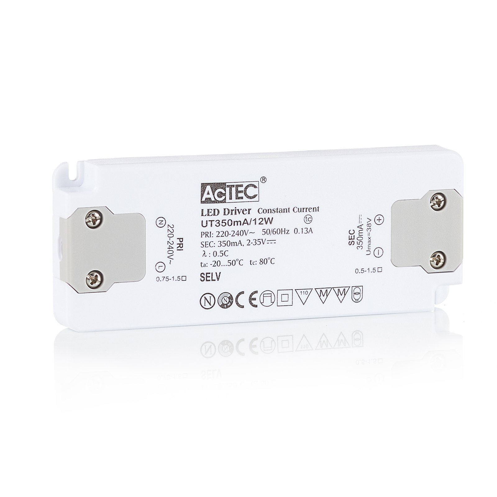 AcTEC Slim LED vezérlő CC 350mA, 12W