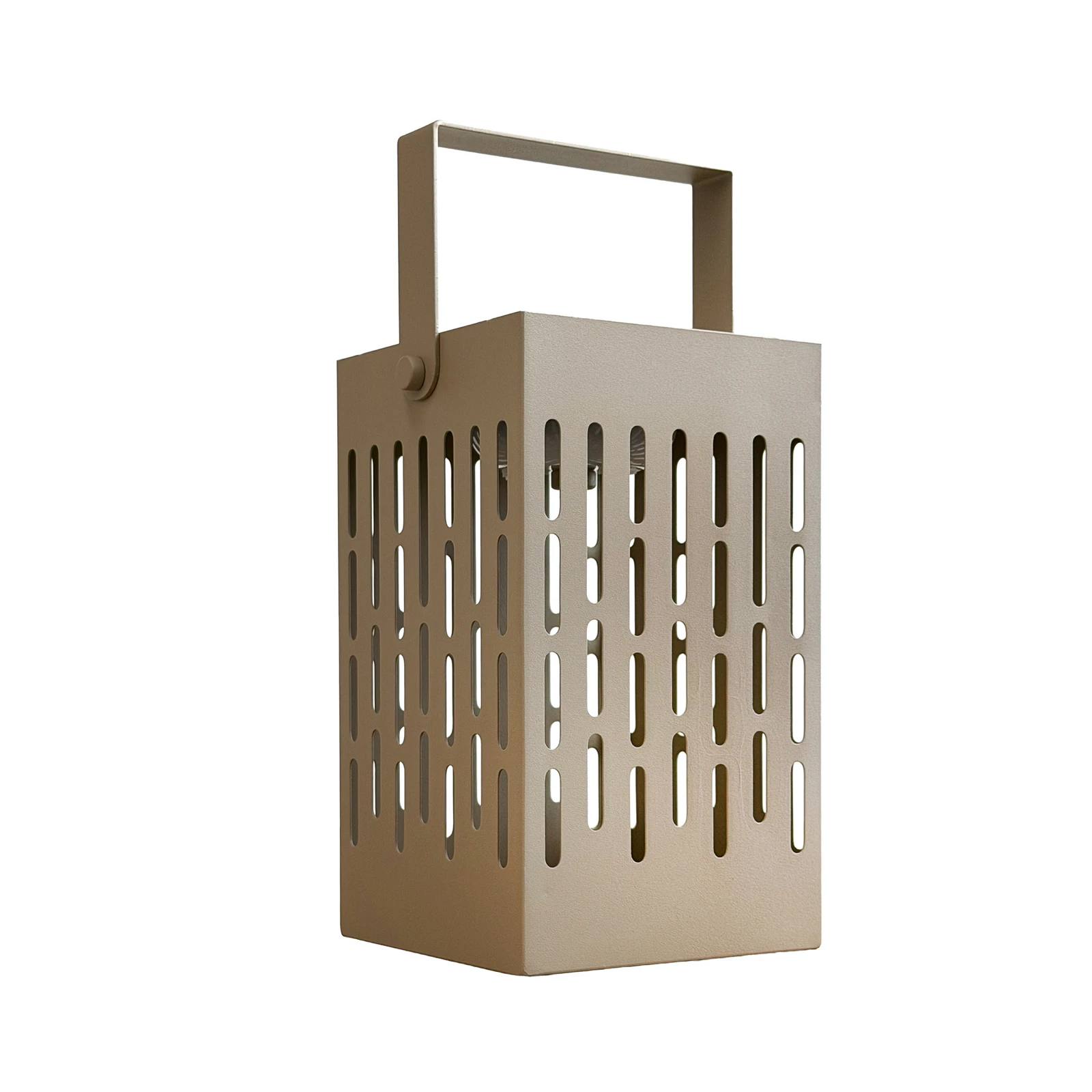 Solární LED lucerna Dyberg Larsen Luma, béžová, 20 cm, IP44