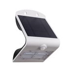 LED-vägglampa Lamozzo, vit, höjd 21 cm, sensor