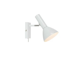 Metro Vegglampe Shiny White - Markslöjd