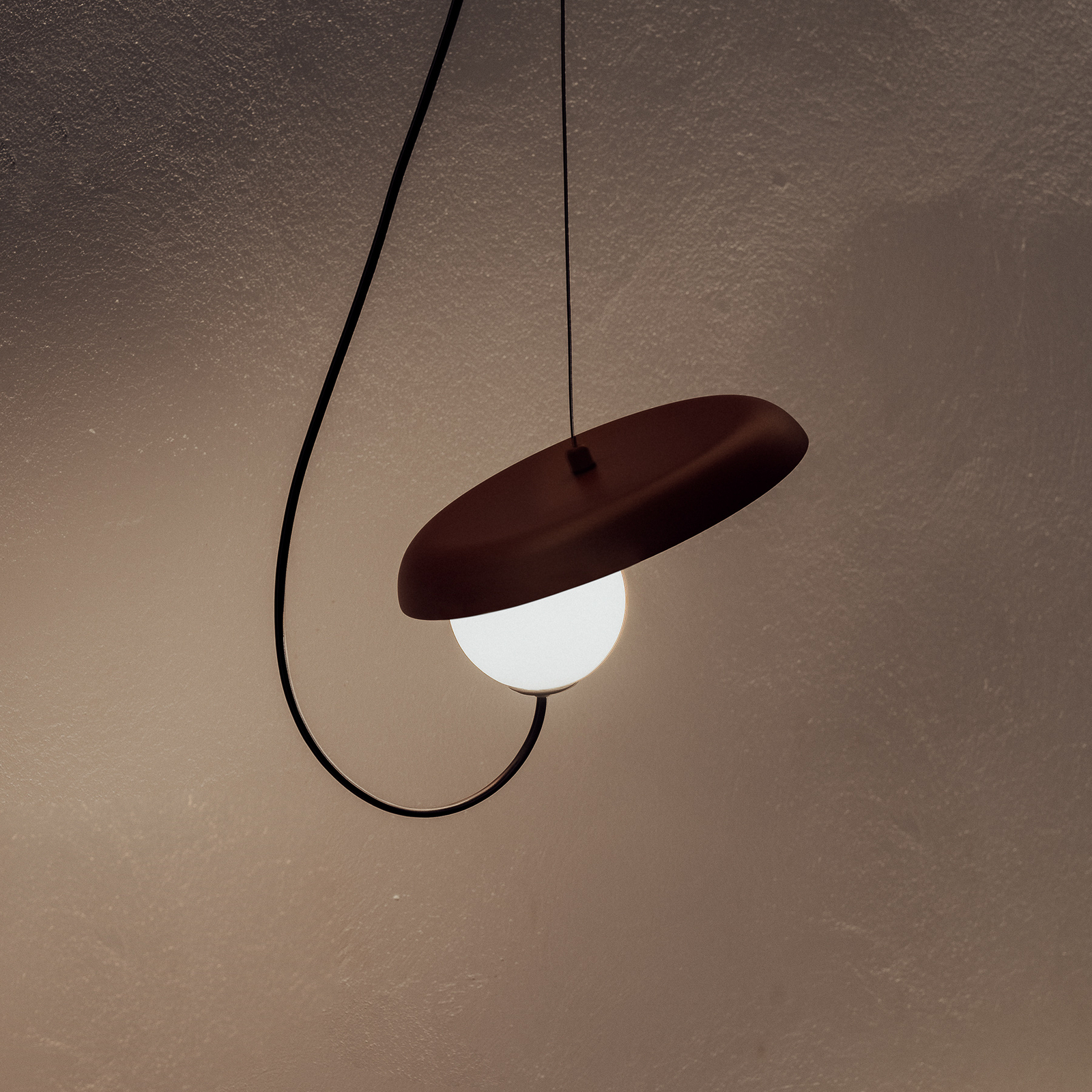 Milan Wire Hängeleuchte Ø 24 cm kupfer metallic