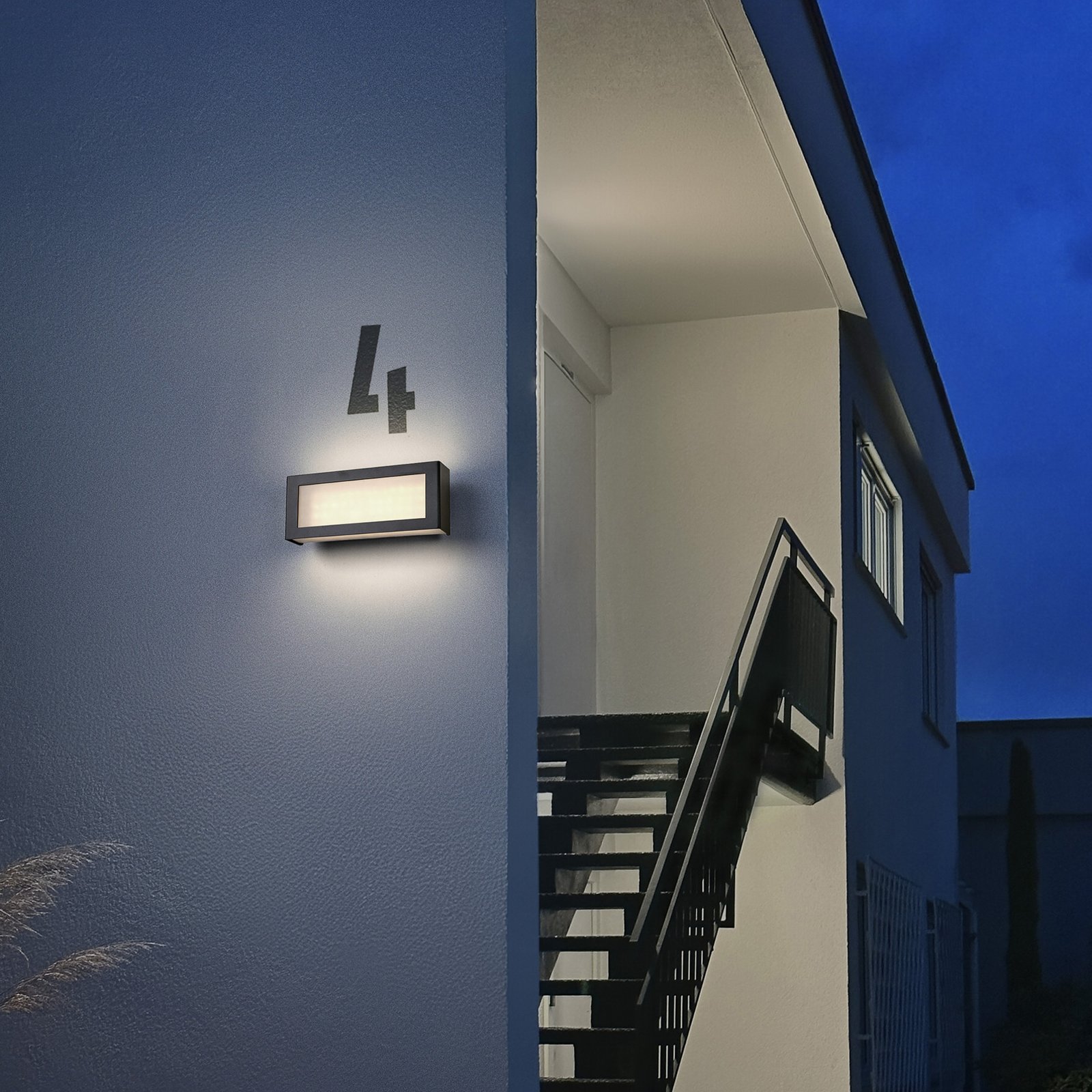 OSRAM LED buiten wandlamp ENDURA STYLE NOVA, donkergrijs, IP54