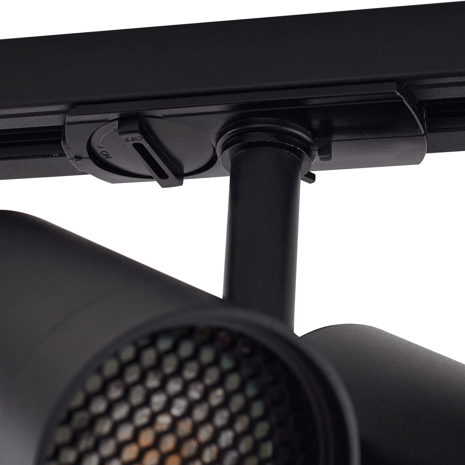 Lindby track spot Linaro, GU10, 2 světla, černý, kryt