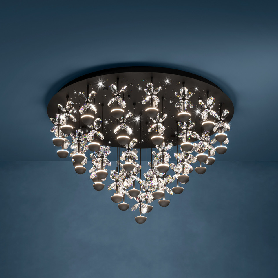 Stars of Light Pianopoli LED-taklampa svart 78 cm, svart från Stars of Light