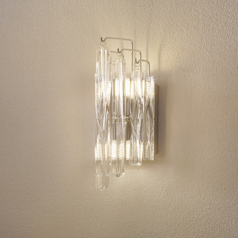 Kristallglas-Wandleuchte Manacor mit LED