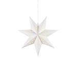 LED hanging star Blank battery, Timer Ø 45cm white