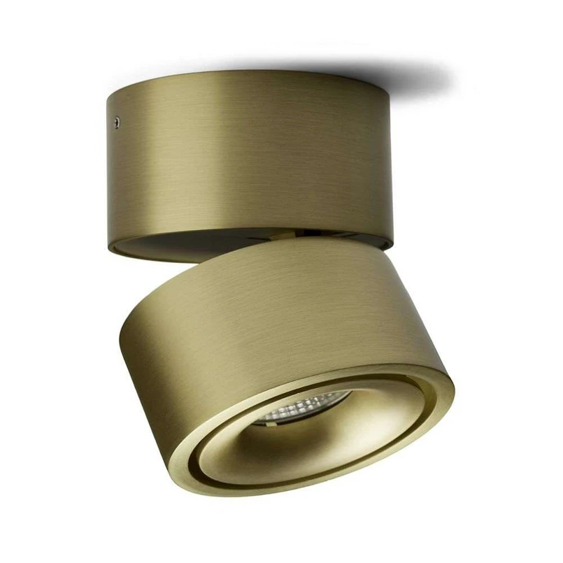 ANTIDARK - Easy W100 LED Aufgesetzter Spot 2700K Brass