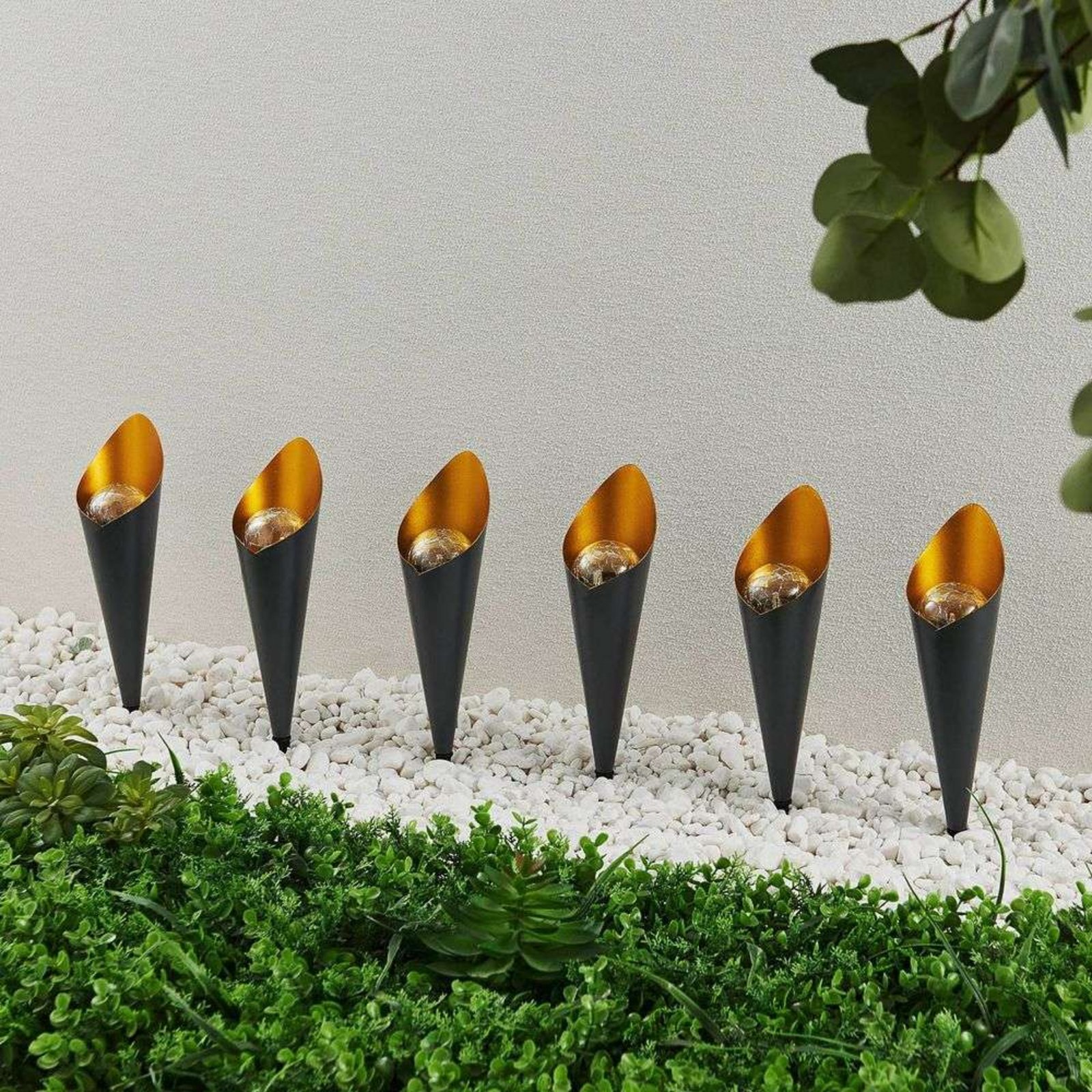 Jalf Lampada Solare w/Spike 6 pcs. Dark Grey - Lindby