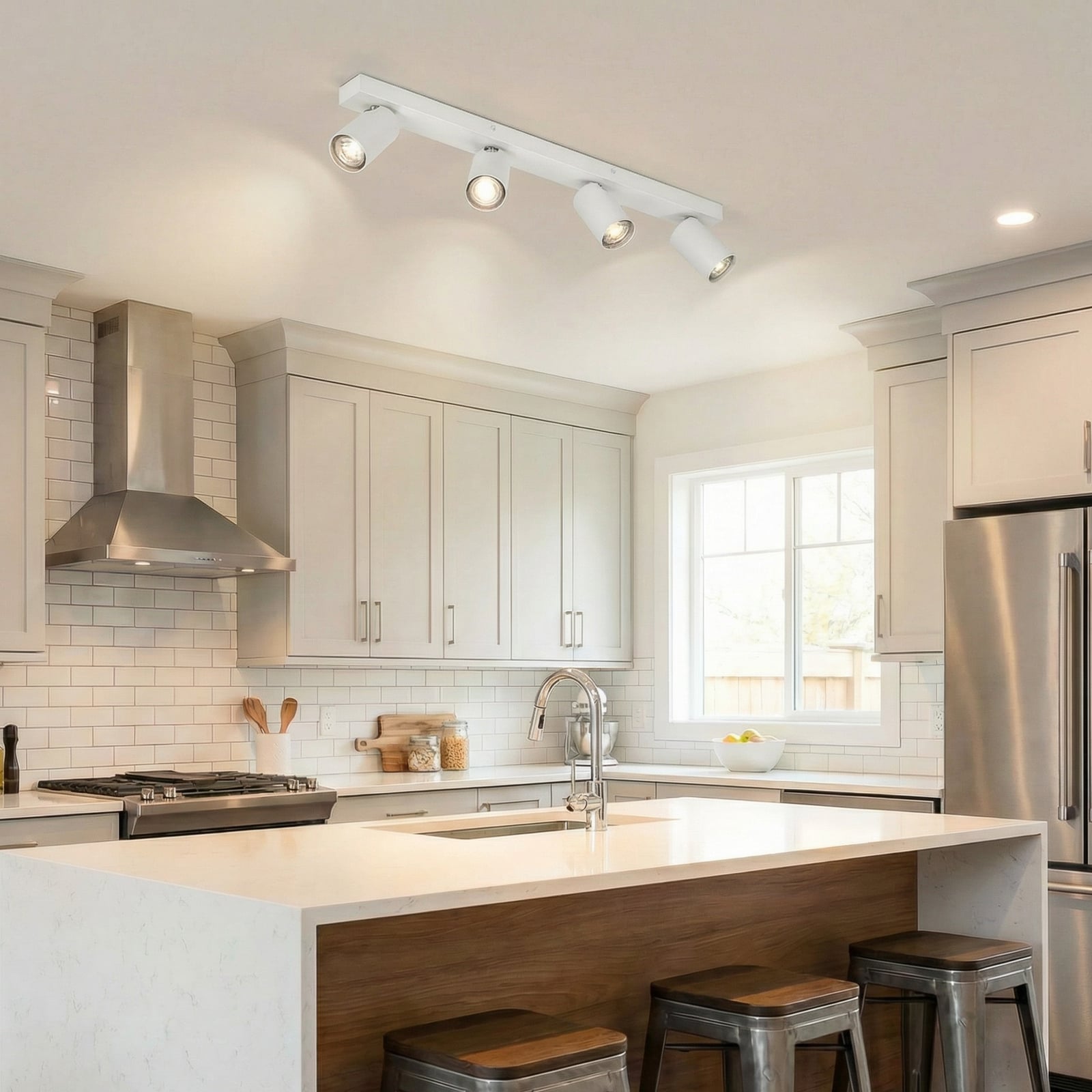 OSRAM stropné bodové svetlá OCTAGON, biely, 4-pl., GU10-LED 927 stmievateľné OSRAM stropné bodové svetlá OCTAGON, biely, 4-pl., GU10-LED 927 stmievateľné