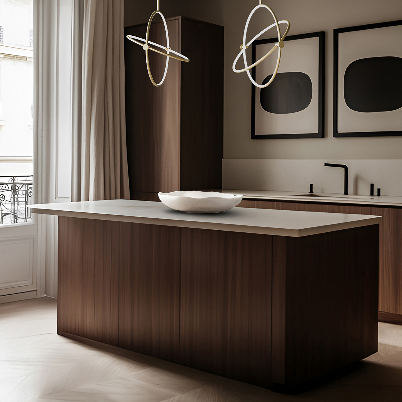 Miska Native, wysokość 10 cm, kamień, biała – 101 Copenhagen