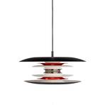 Diablo Lustră Pendul Ø400 Black/Glossy Red - Belid