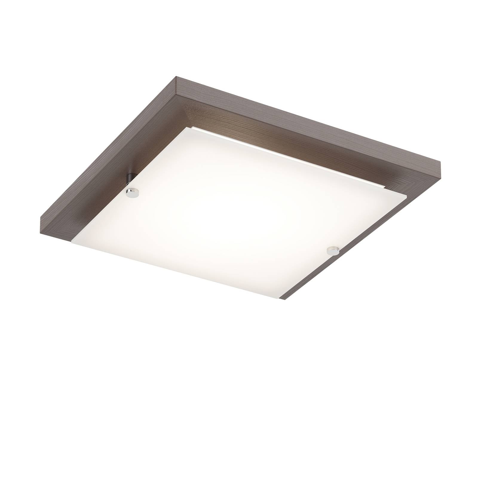 Envostar Kerio Deckenlampe, 30x30 cm, wenge