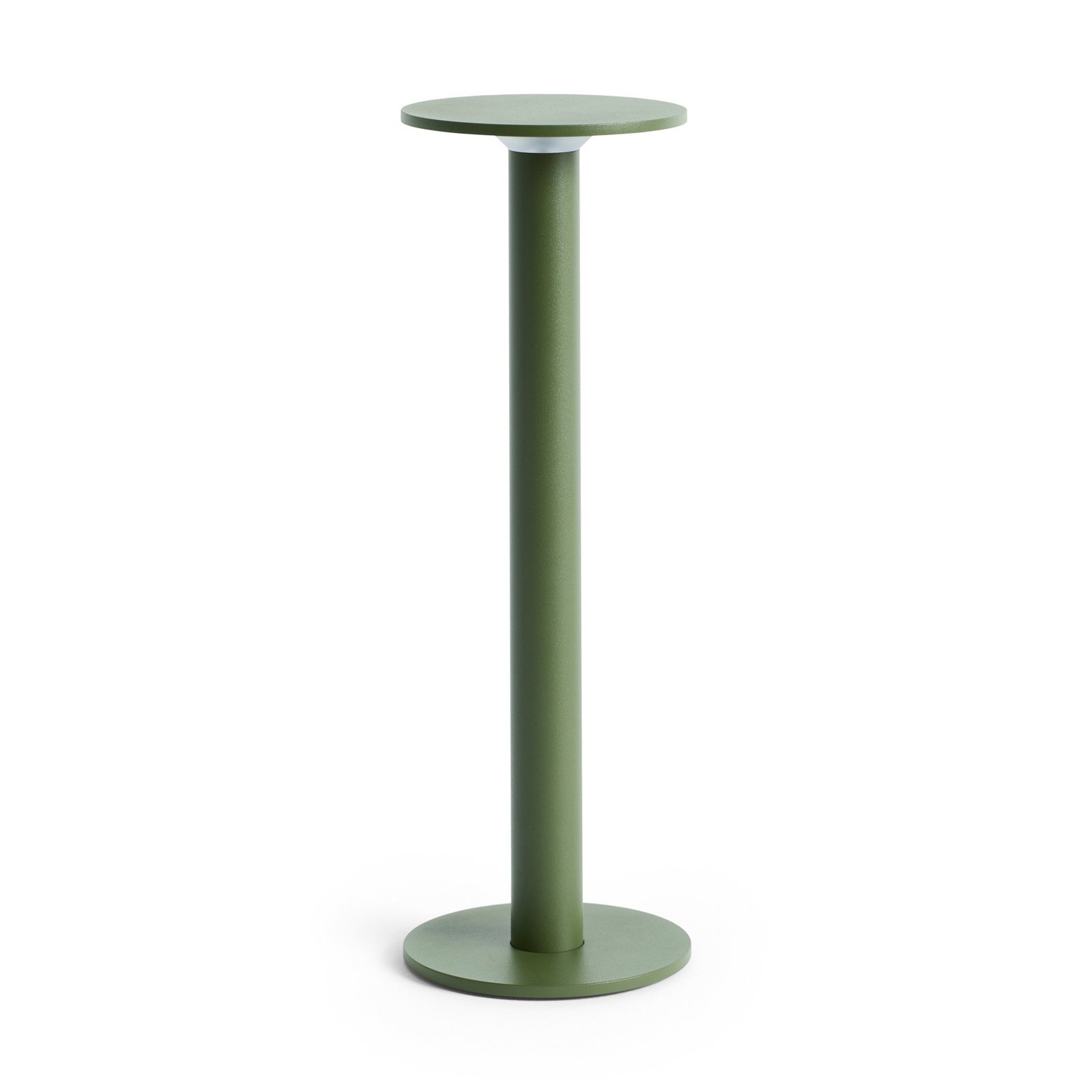 Candeeiro de mesa LED recarregável HAY HOST PORTABLE, verde azeitona, 30 cm,