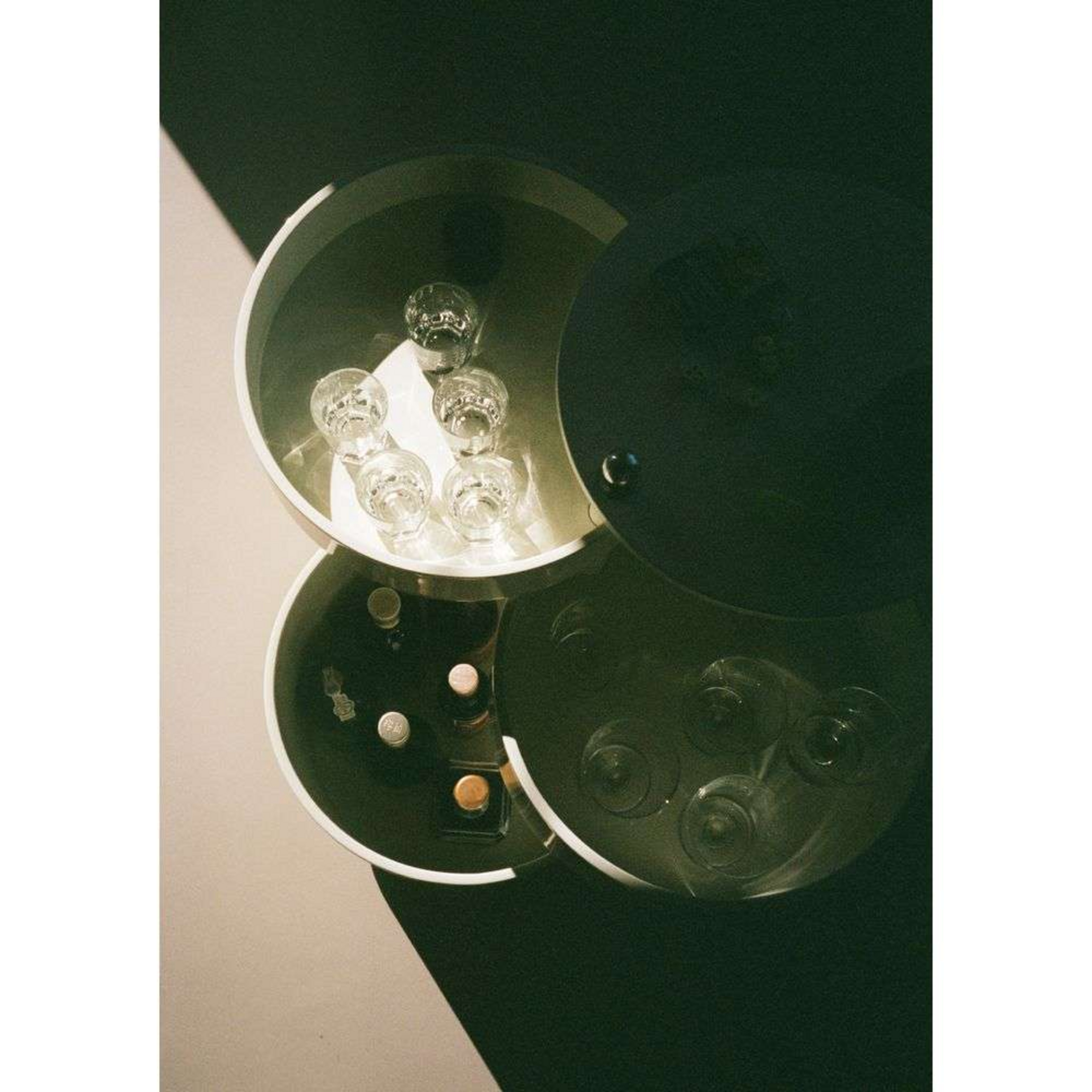 Barboy High Gloss Table D'appoint Creamy White - Verpan