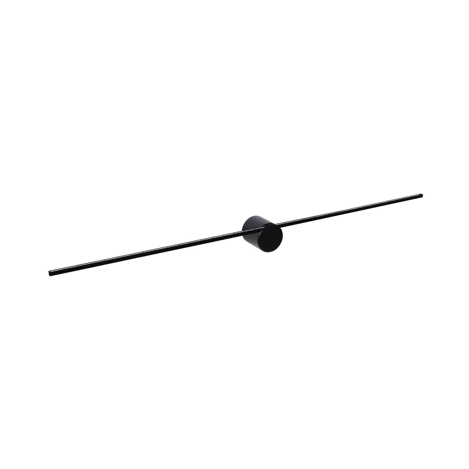 Candeeiro de parede LED Mizar, 90 cm, preto, IP44