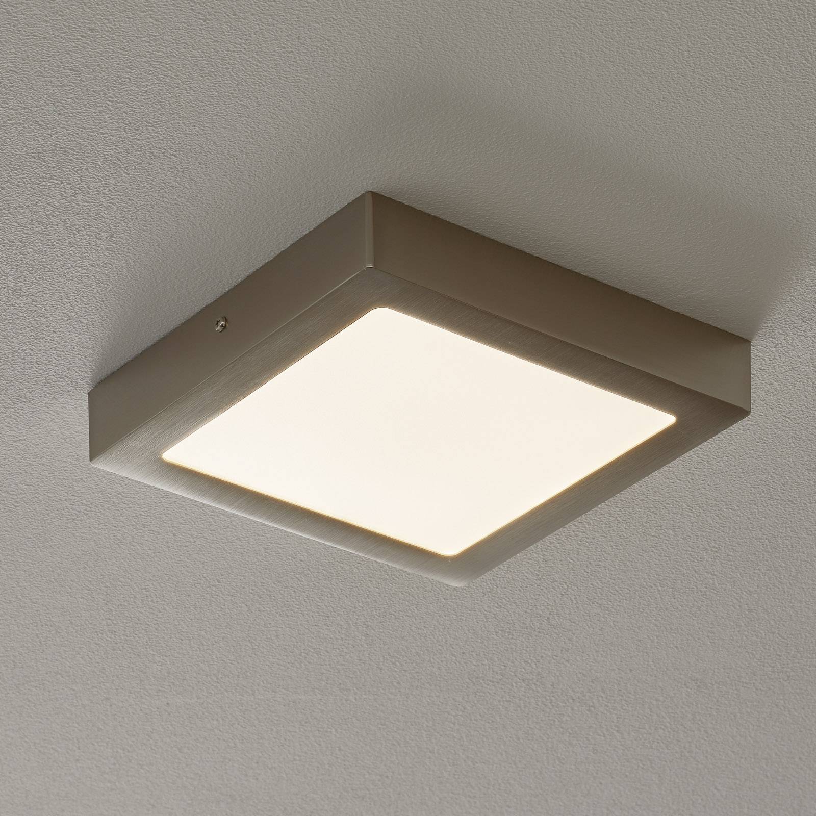 Lampa sufitowa LED Fueva-Connect 22,5 cm, nikiel