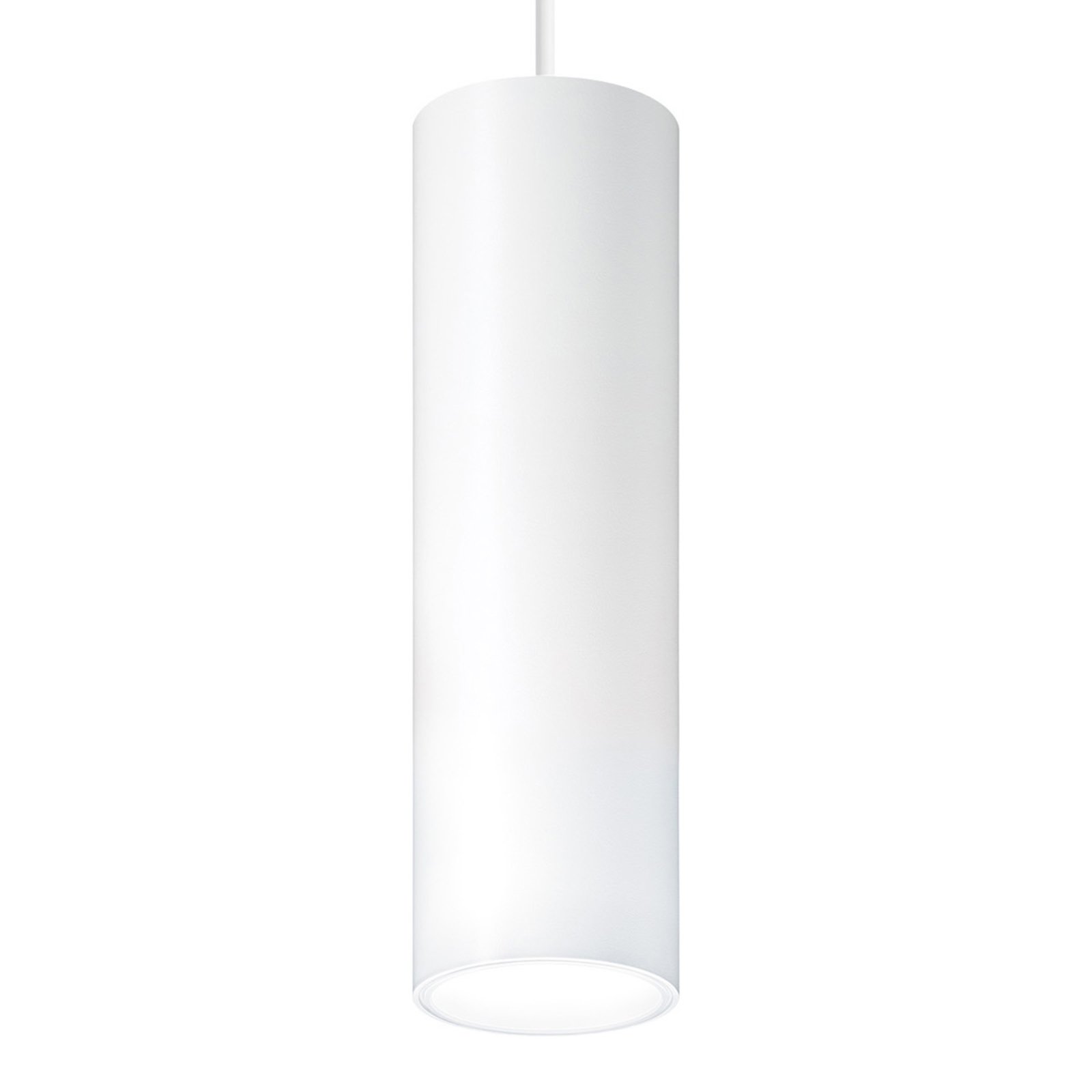 Zumtobel Panos LED-Hängeleuchte Ø 7cm weiß/weiß