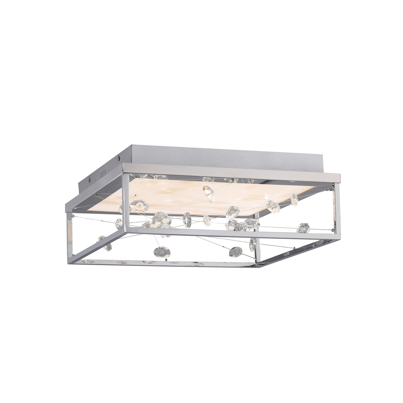 LED lubų šviestuvas „SKINA“, chromo spalvos, 40 cm, CCT, reguliuojamas, su LED lubų šviestuvas „SKINA“, chromo spalvos, 40 cm, CCT, reguliuojamas, su