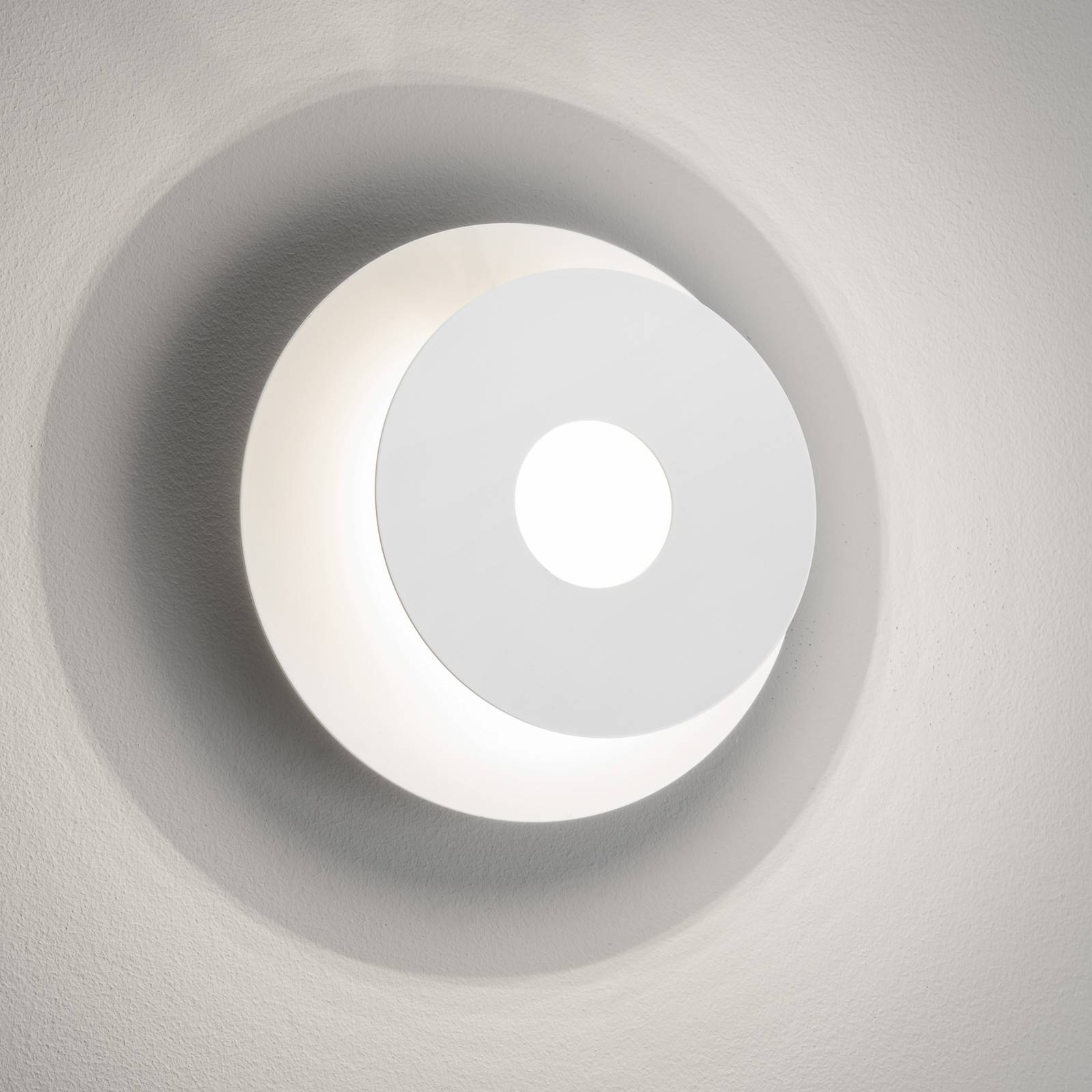 LED-seinävalaisin Hennes Ø18 cm valkoinen